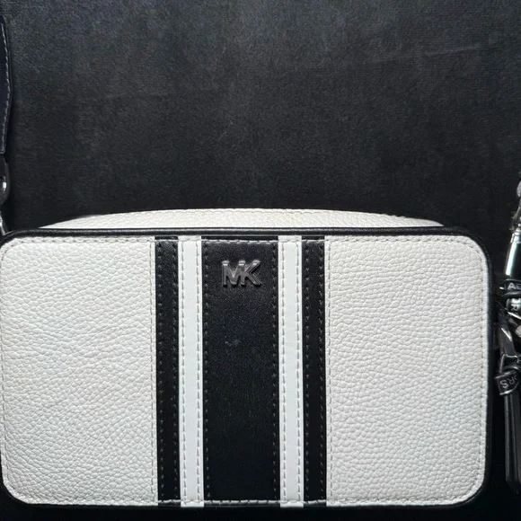 Michael Kors Black and Cream Crossbody Bag - Picture 4 of 4
